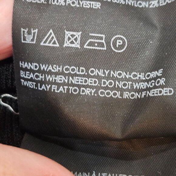 Club Monaco XS Ponte Knit Layered Black & White Asymmetrical Chic Office Top - Picture 10 of 11